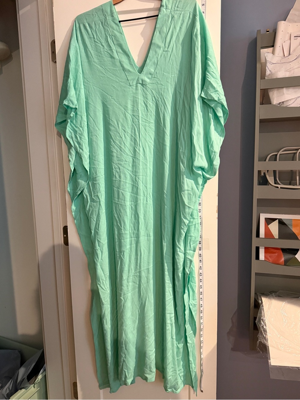Hapari Mint Green V-Neck Tunic